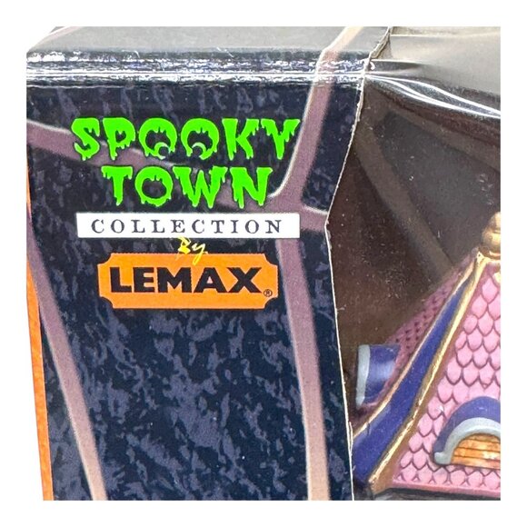 Lemax Spooky Town Lighted House of Wax Madam Ashburys Halloween Village BOX READ - Picture 7 of 15